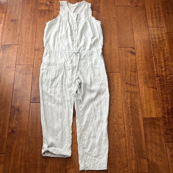 Young Fabulous Broke On The Road Maddox Linen Jumpsuit Size XS - Picture 4 of 13